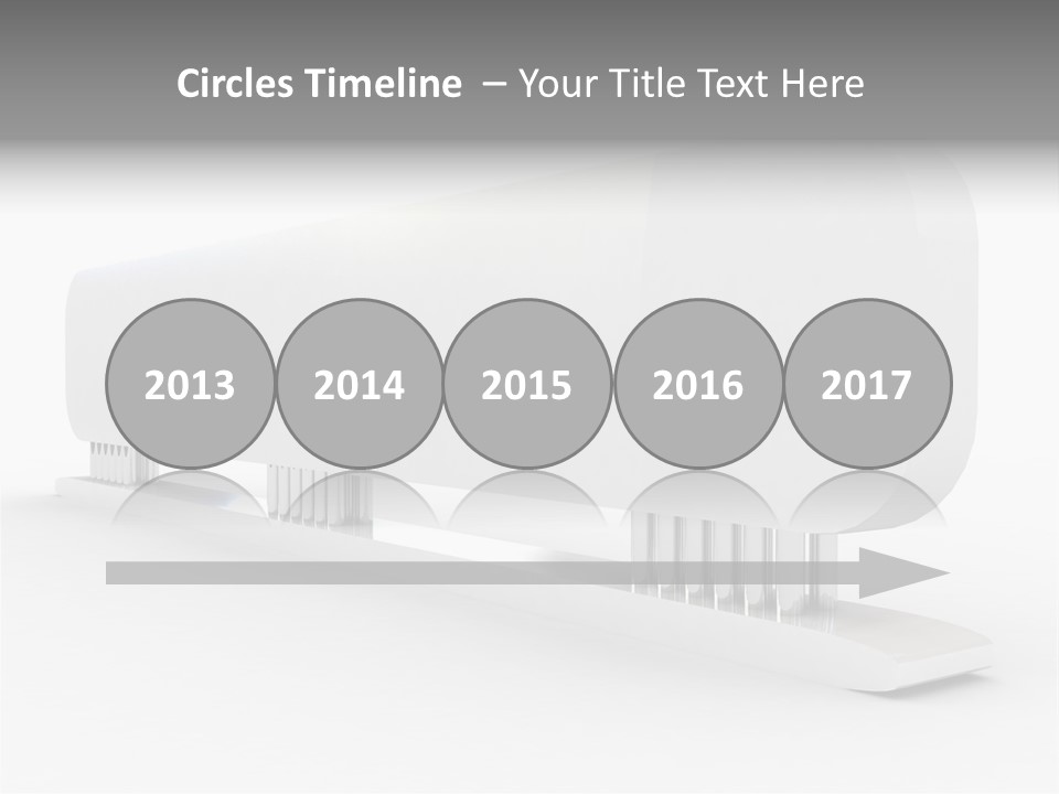 White Blank Commercial PowerPoint Template