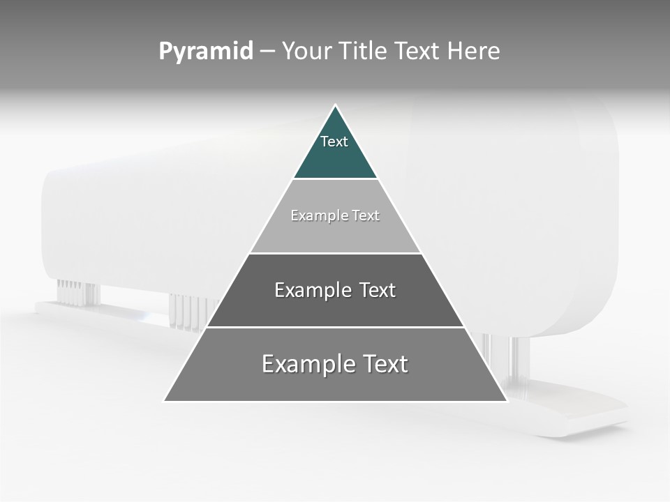 White Blank Commercial PowerPoint Template