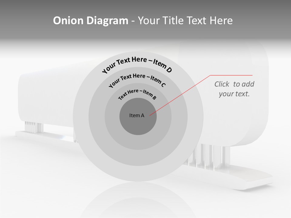White Blank Commercial PowerPoint Template
