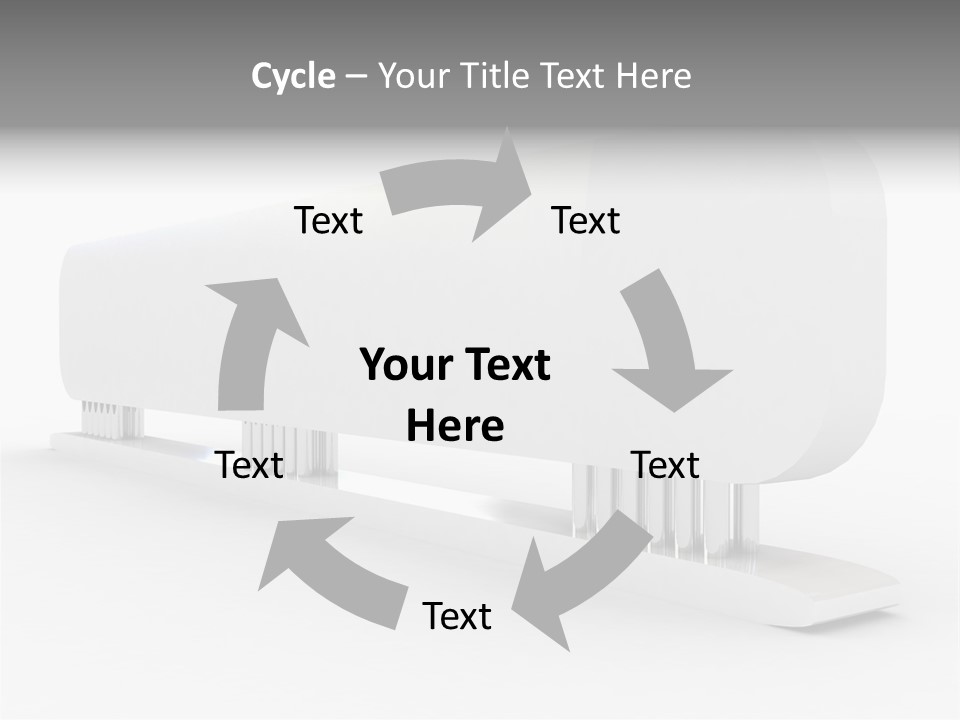 White Blank Commercial PowerPoint Template