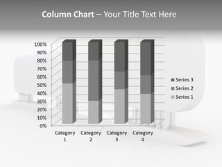 White Blank Commercial PowerPoint Template