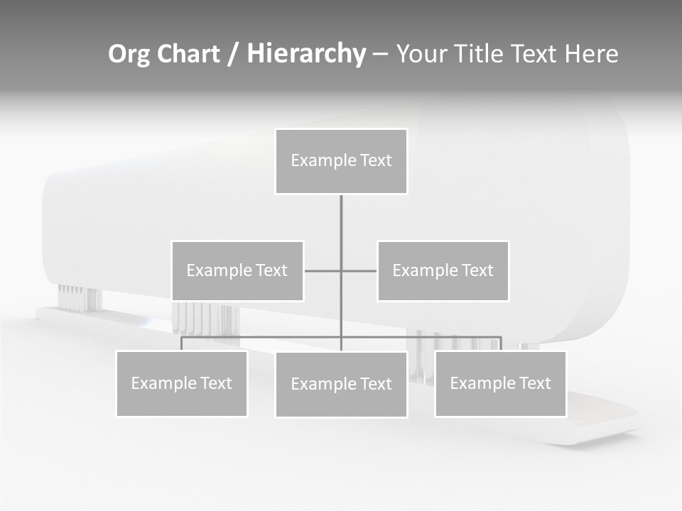 White Blank Commercial PowerPoint Template