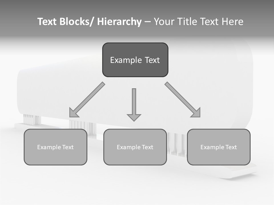 White Blank Commercial PowerPoint Template