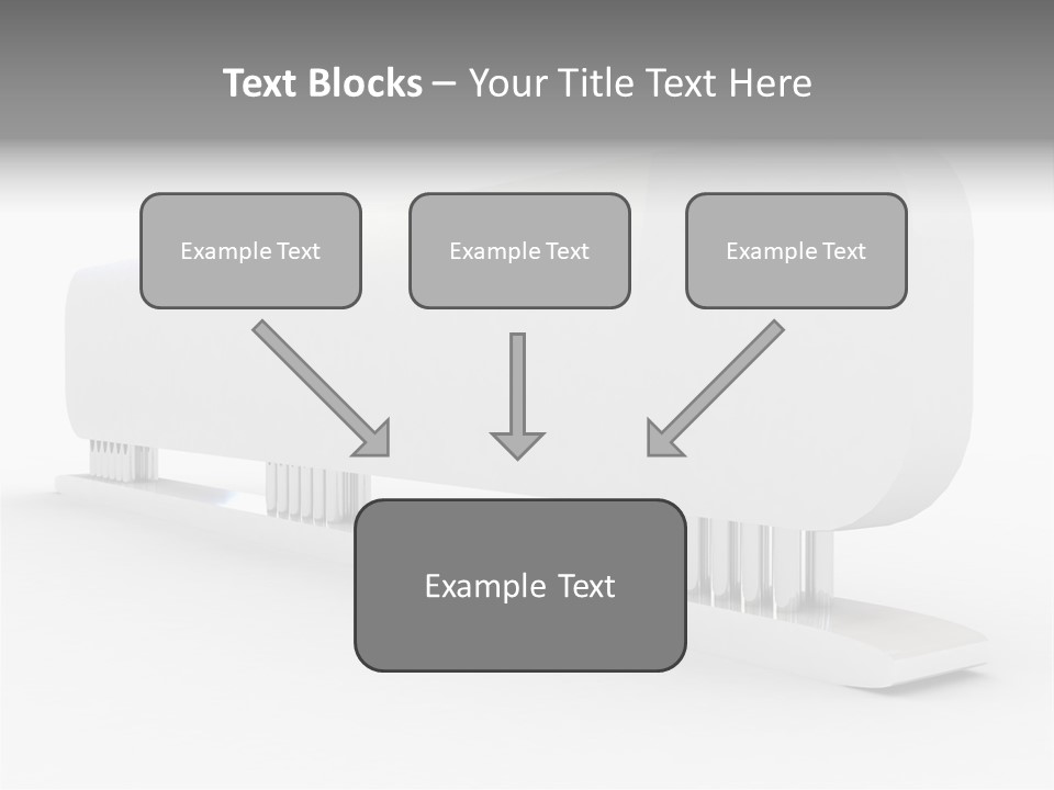 White Blank Commercial PowerPoint Template