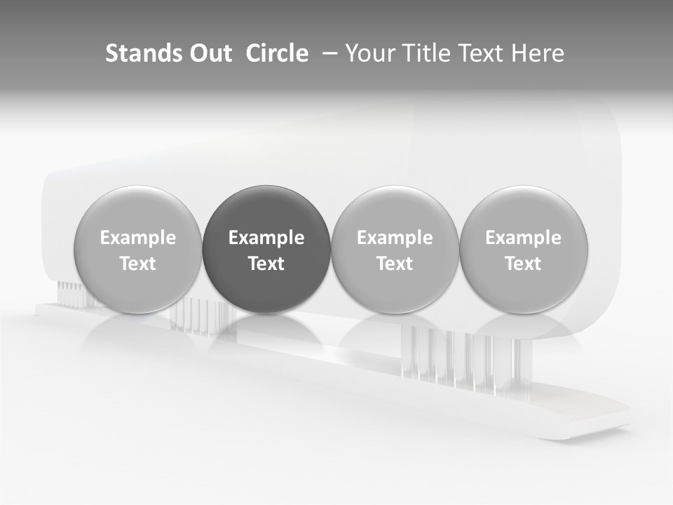 White Blank Commercial PowerPoint Template