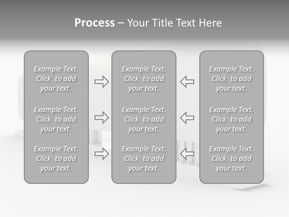 White Blank Commercial PowerPoint Template