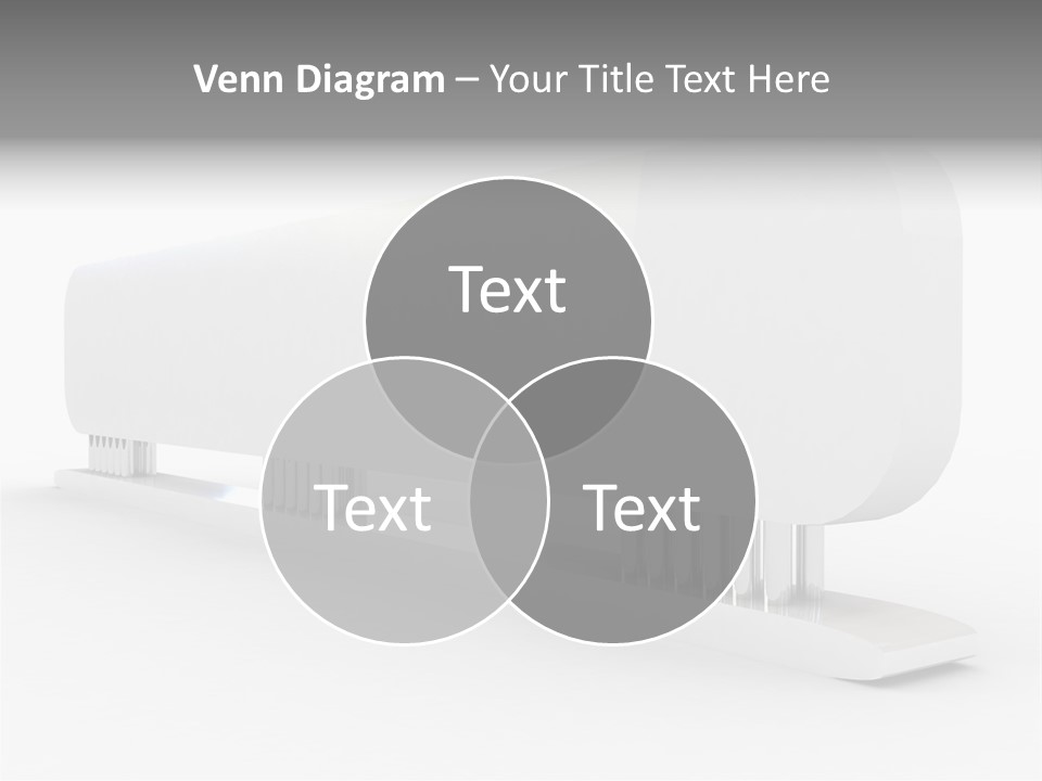 White Blank Commercial PowerPoint Template