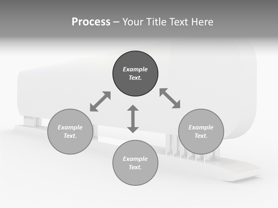 White Blank Commercial PowerPoint Template