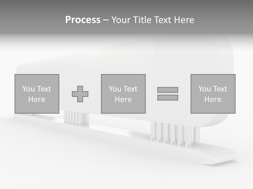 White Blank Commercial PowerPoint Template