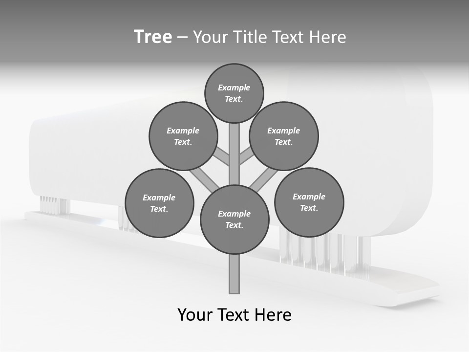 White Blank Commercial PowerPoint Template