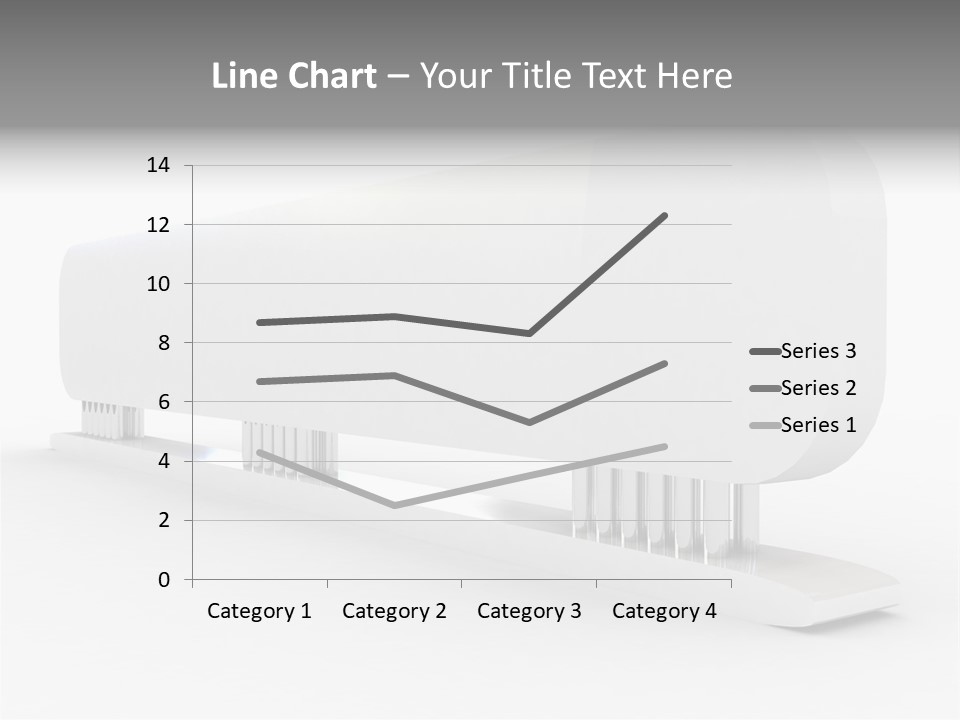 White Blank Commercial PowerPoint Template