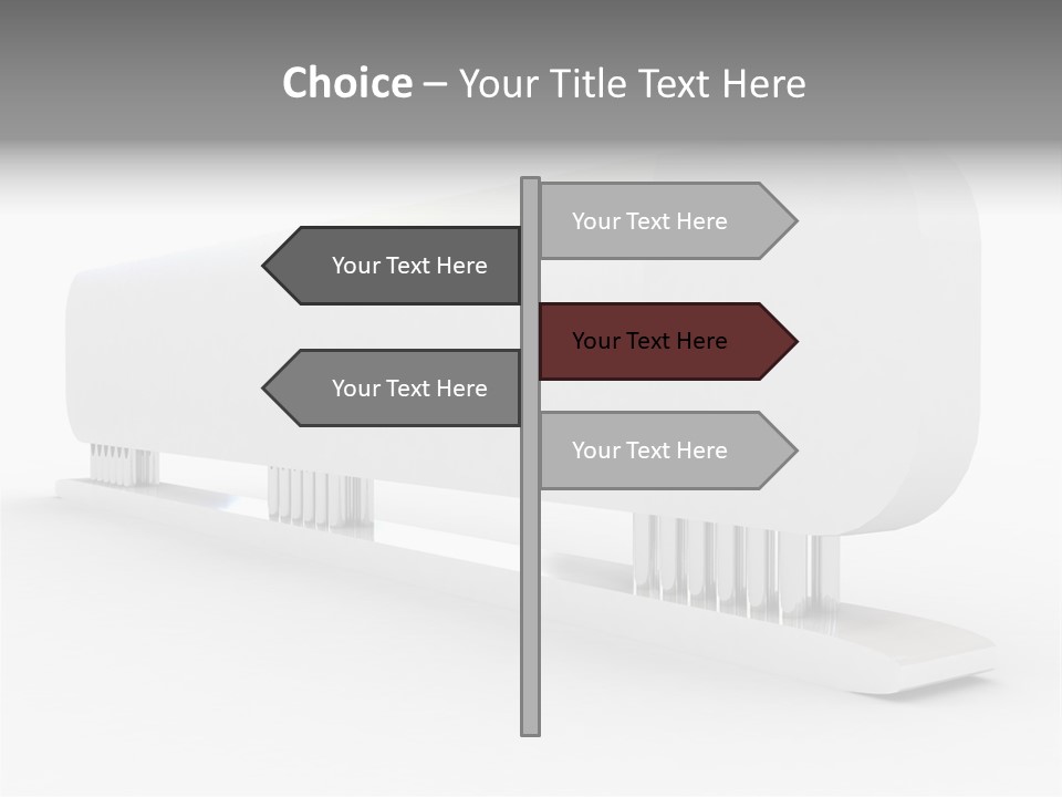 White Blank Commercial PowerPoint Template