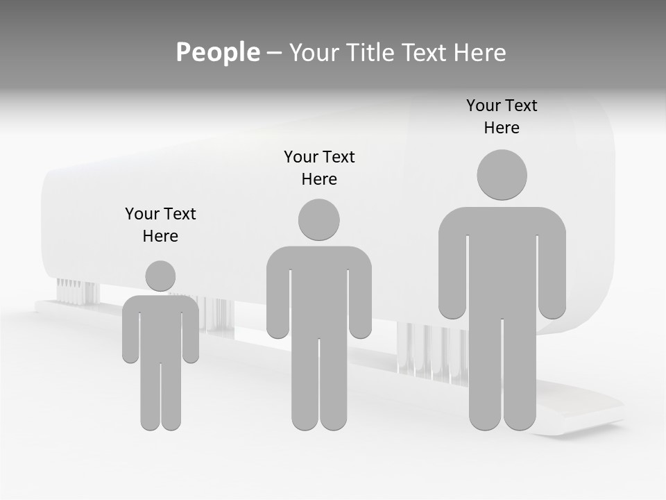 White Blank Commercial PowerPoint Template