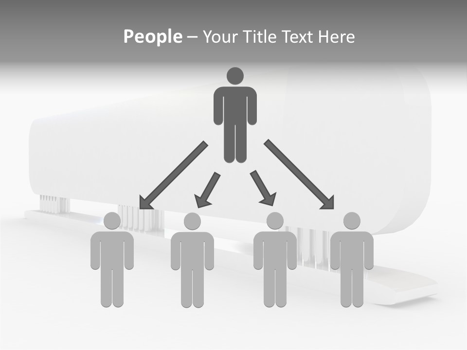 White Blank Commercial PowerPoint Template