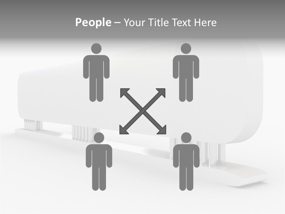 White Blank Commercial PowerPoint Template