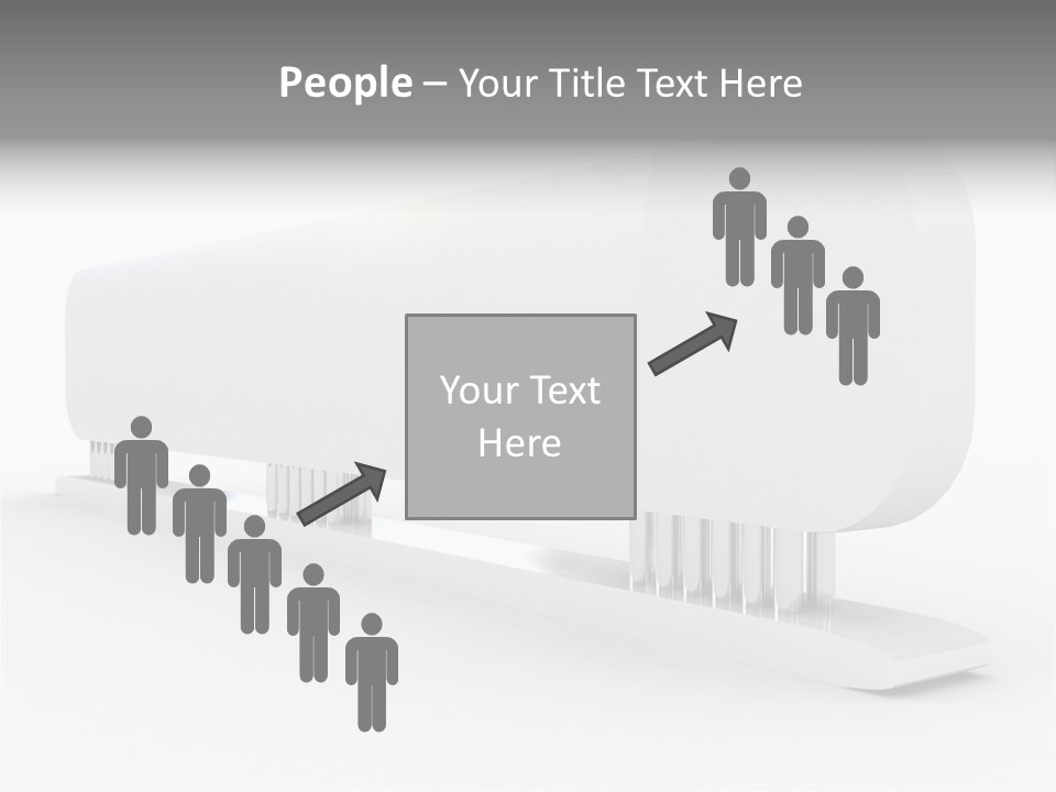 White Blank Commercial PowerPoint Template