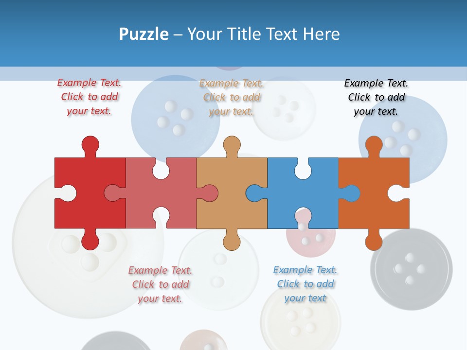 Collection Repair Cloth PowerPoint Template