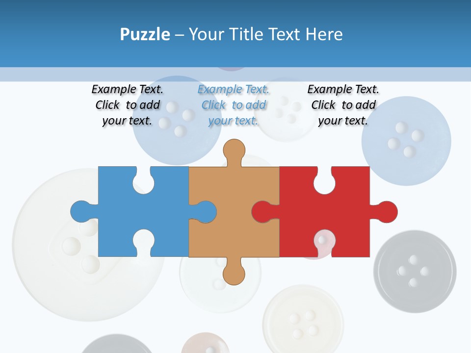 Collection Repair Cloth PowerPoint Template