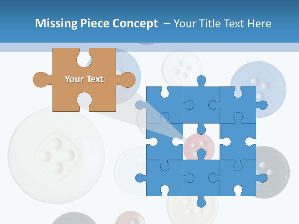 Collection Repair Cloth PowerPoint Template