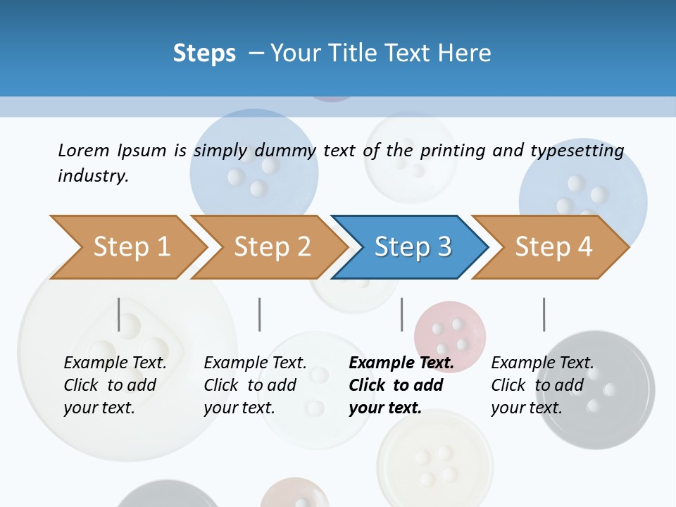Collection Repair Cloth PowerPoint Template