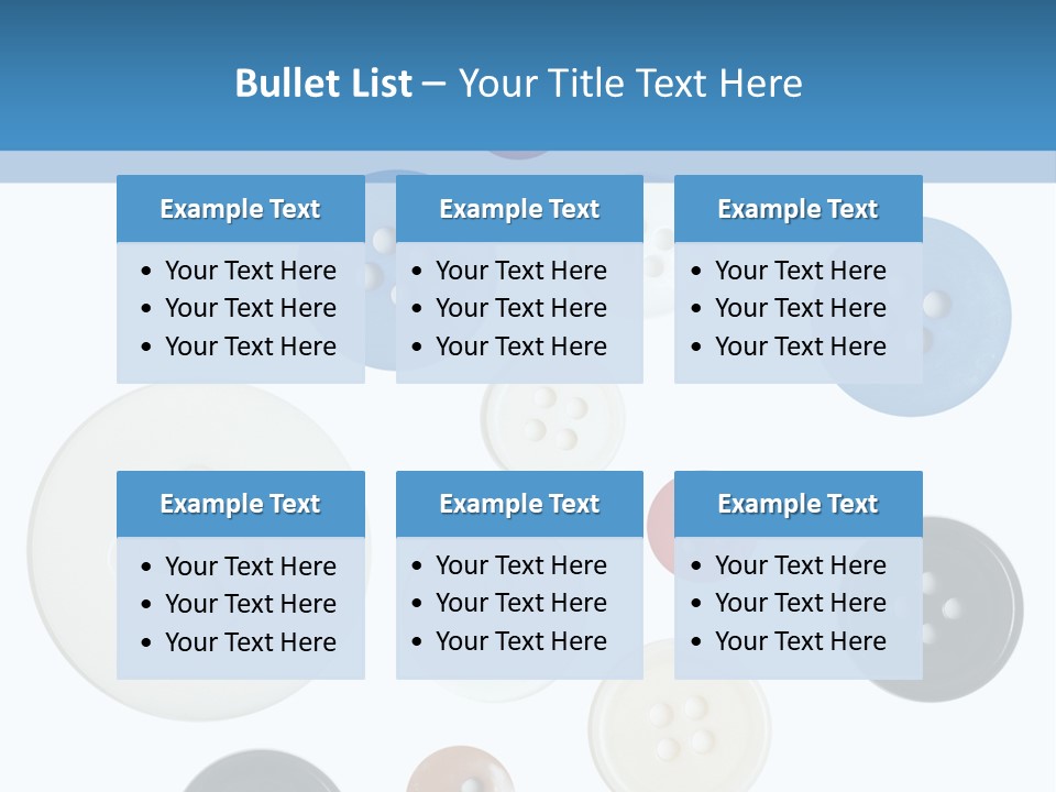 Collection Repair Cloth PowerPoint Template