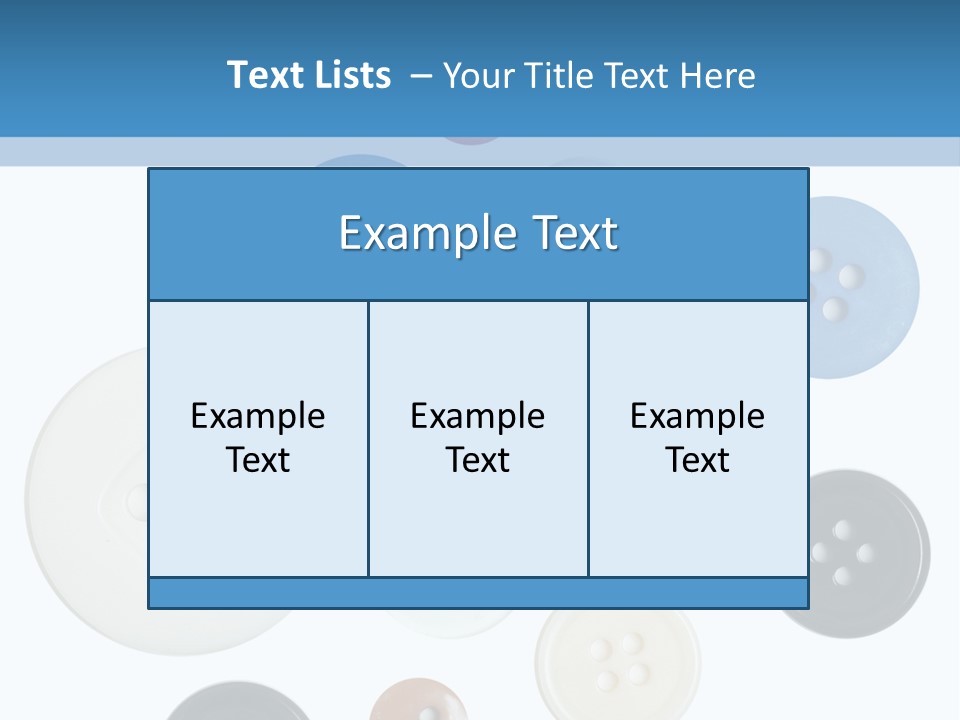Collection Repair Cloth PowerPoint Template