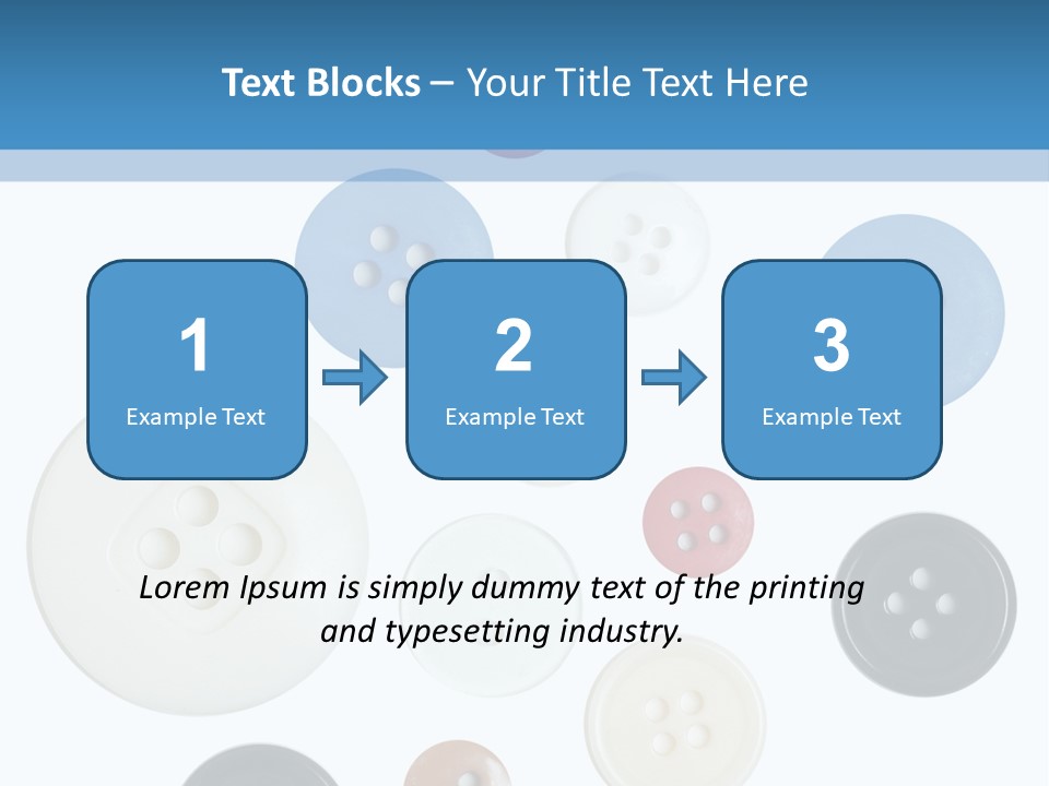 Collection Repair Cloth PowerPoint Template