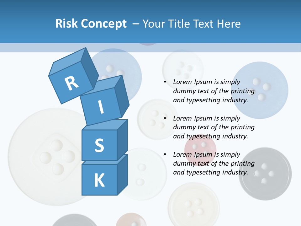 Collection Repair Cloth PowerPoint Template