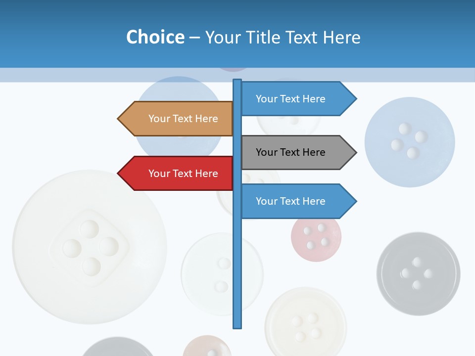 Collection Repair Cloth PowerPoint Template