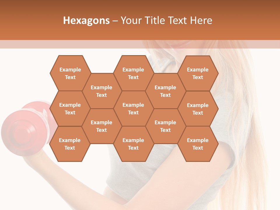 Person Female Lift PowerPoint Template