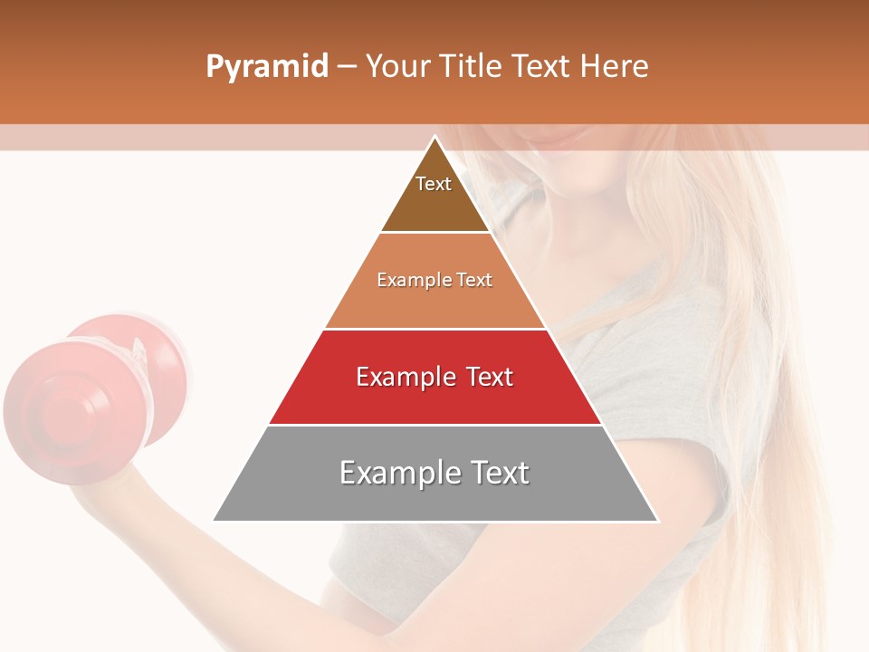 Person Female Lift PowerPoint Template