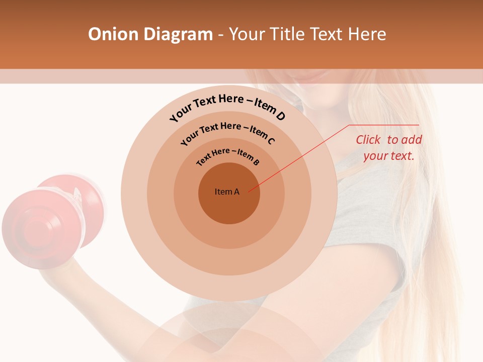 Person Female Lift PowerPoint Template