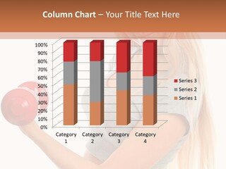 Person Female Lift PowerPoint Template