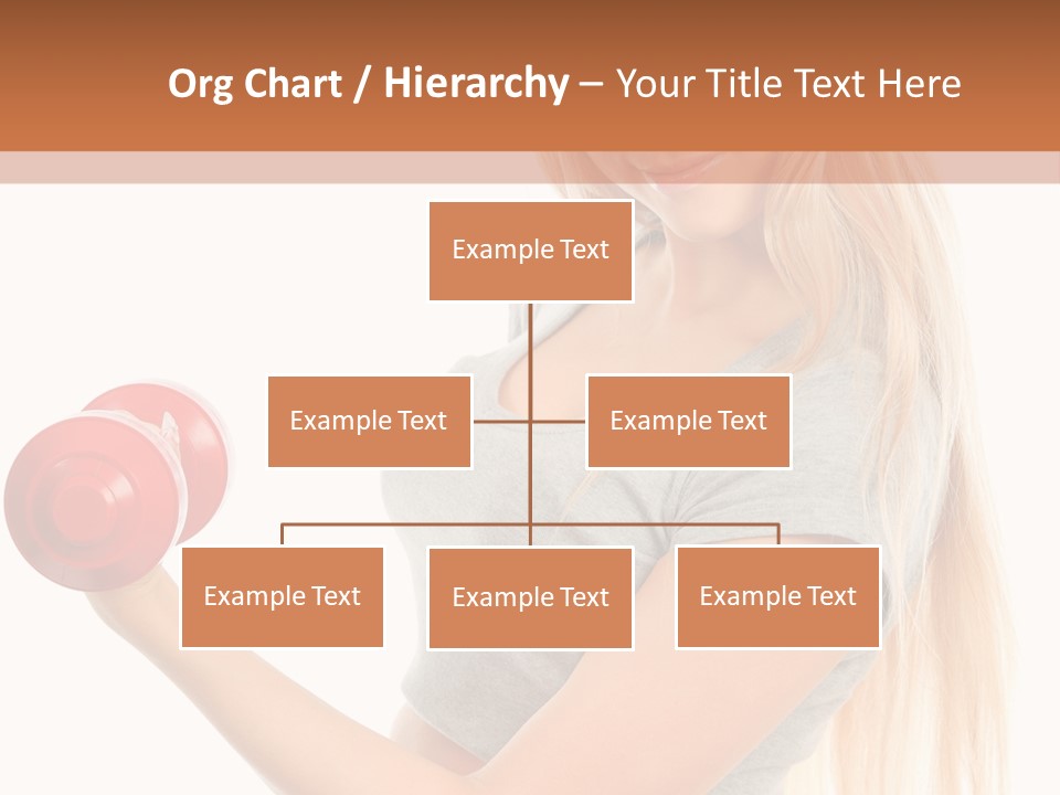 Person Female Lift PowerPoint Template