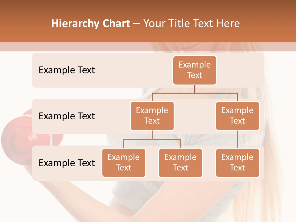 Person Female Lift PowerPoint Template