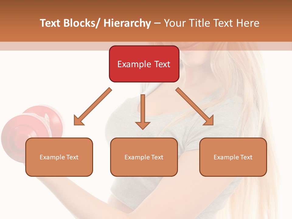 Person Female Lift PowerPoint Template