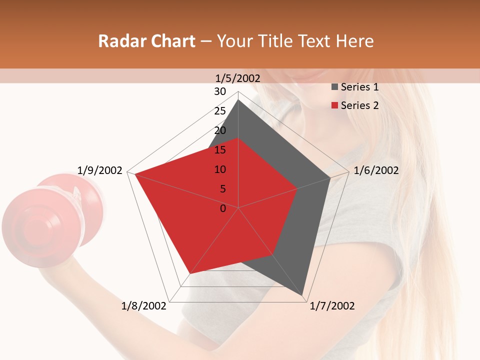 Person Female Lift PowerPoint Template