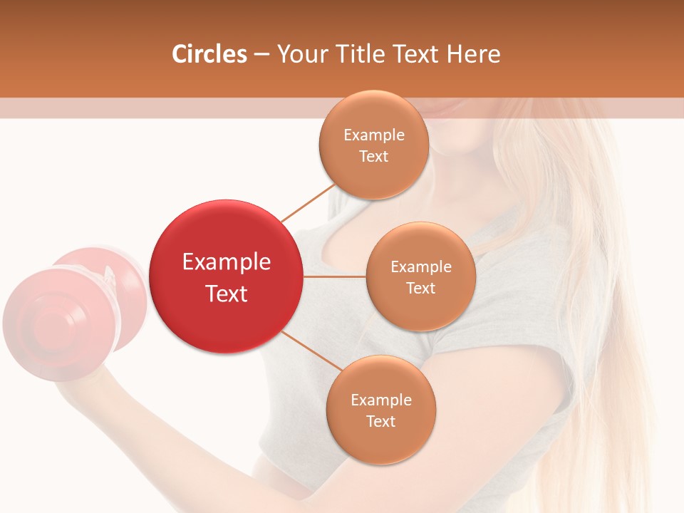 Person Female Lift PowerPoint Template