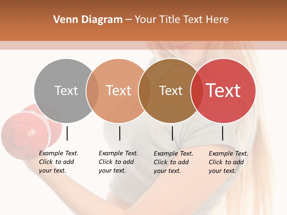 Person Female Lift PowerPoint Template