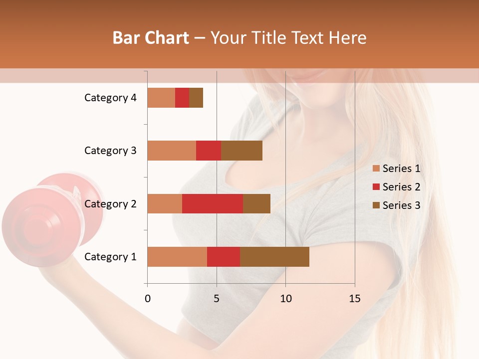 Person Female Lift PowerPoint Template