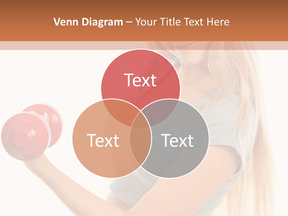 Person Female Lift PowerPoint Template