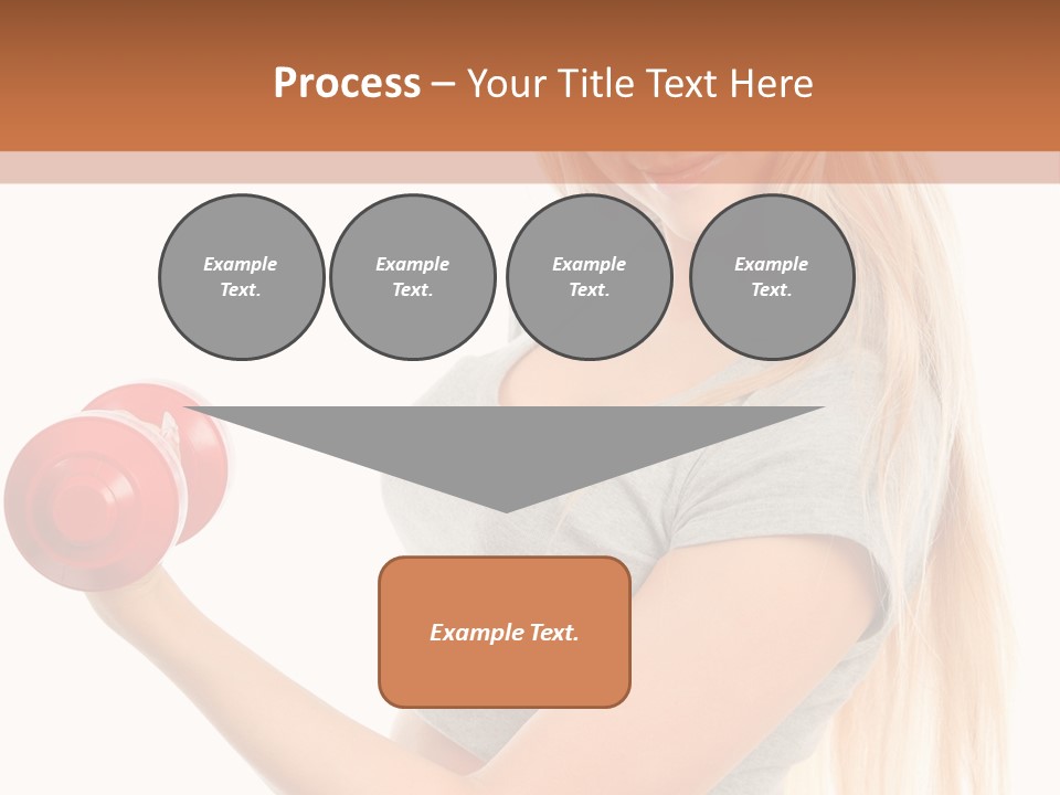 Person Female Lift PowerPoint Template