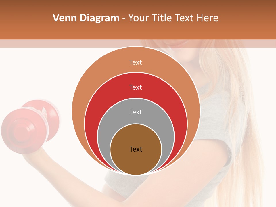 Person Female Lift PowerPoint Template