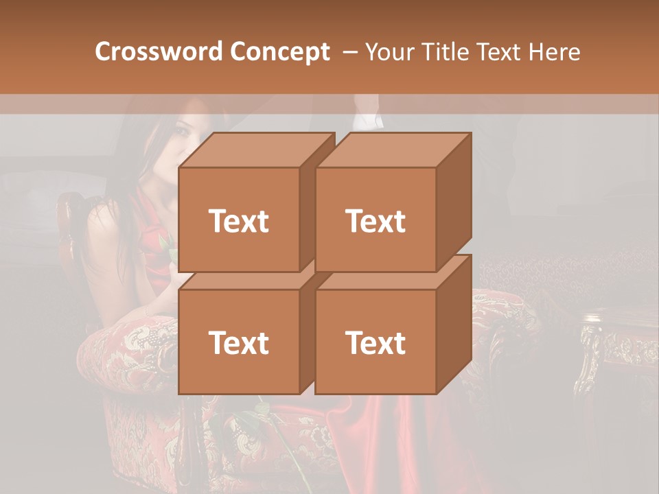 Emotion Young Sofa PowerPoint Template