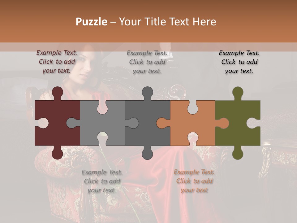 Emotion Young Sofa PowerPoint Template