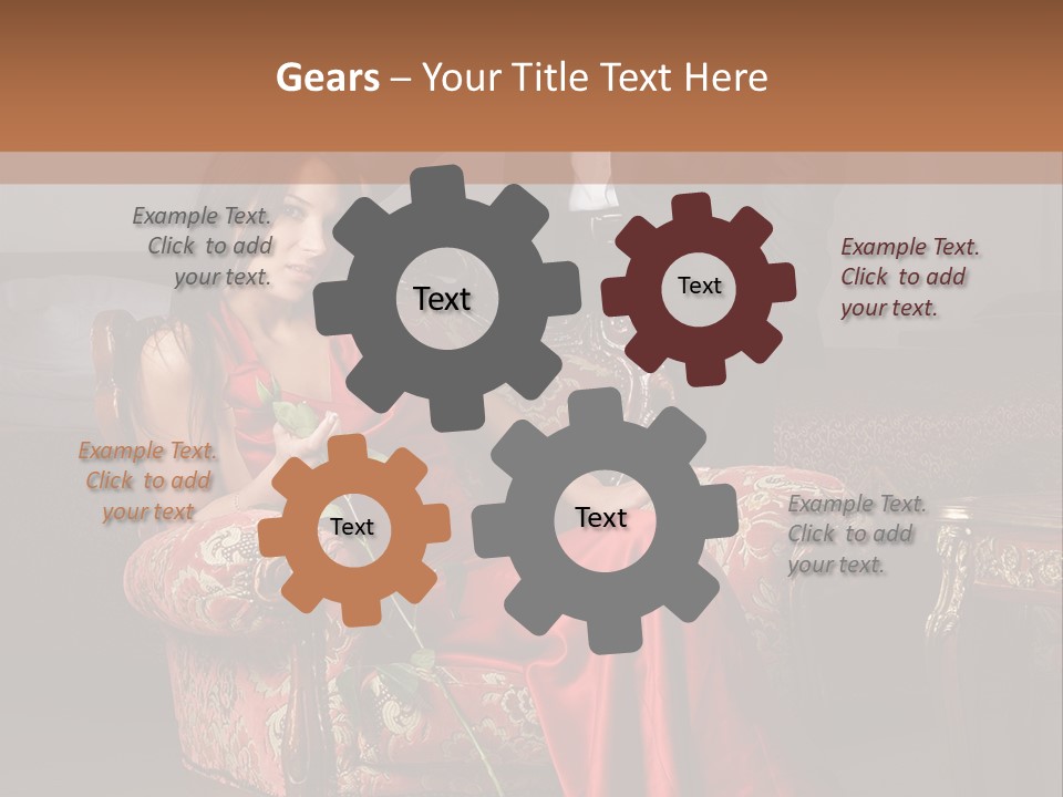 Emotion Young Sofa PowerPoint Template