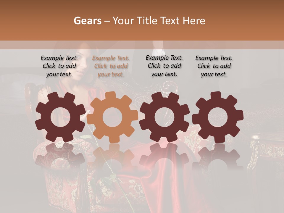 Emotion Young Sofa PowerPoint Template