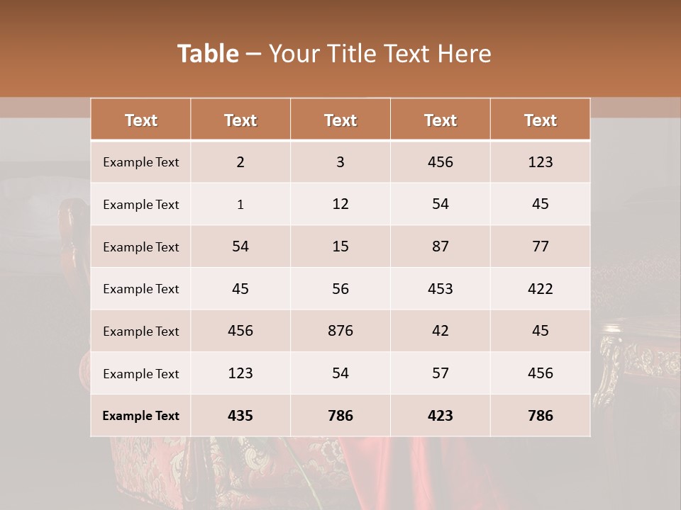Emotion Young Sofa PowerPoint Template