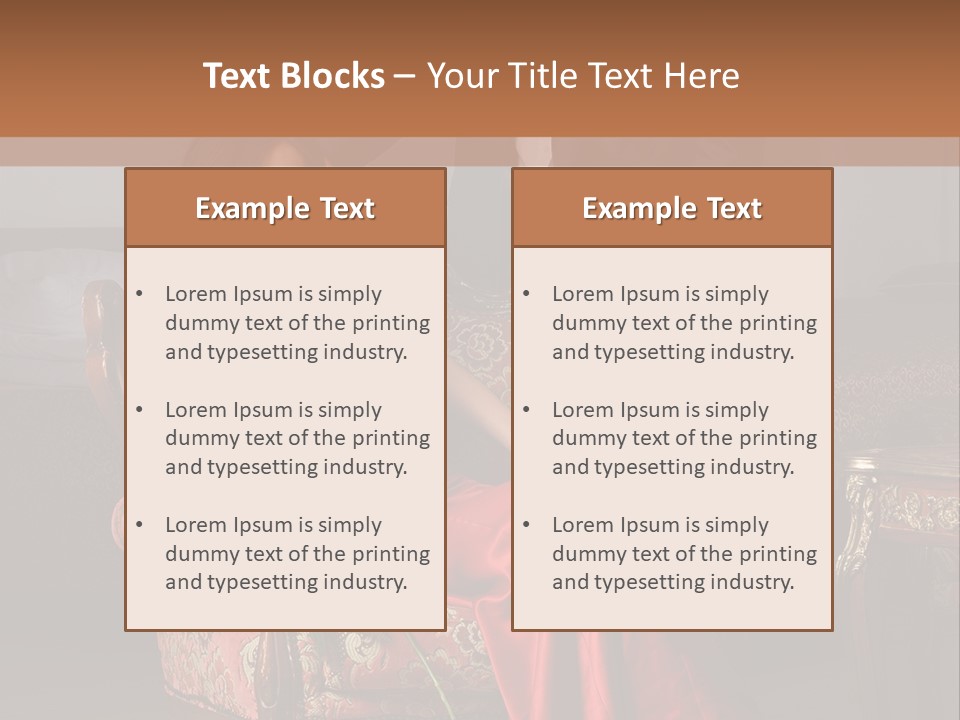 Emotion Young Sofa PowerPoint Template