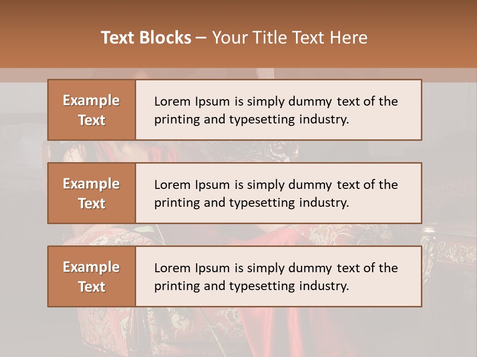 Emotion Young Sofa PowerPoint Template